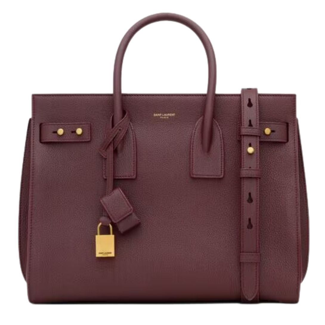 1 SAINT LAURENT SAC DE JOUR IN SUPPLE GRAINED LEATHER SMALL