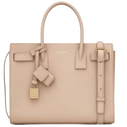 SAINT LAURENT SAC DE JOUR IN GRAINED LEATHER BABY