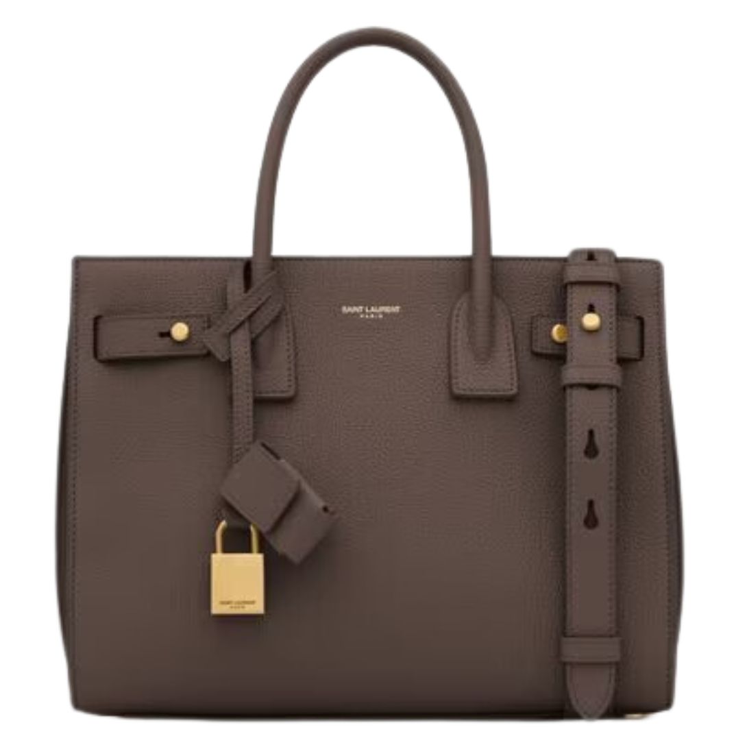 1 SAINT LAURENT SAC DE JOUR IN SUPPLE GRAINED LEATHER BABY