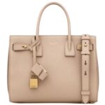 SAINT LAURENT SAC DE JOUR IN SUPPLE GRAINED LEATHER BABY