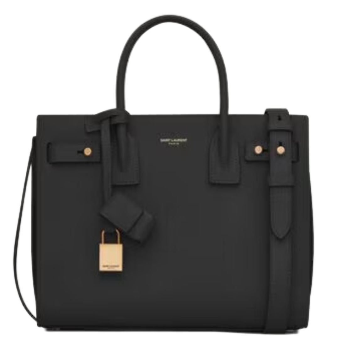 1 SAINT LAURENT SAC DE JOUR IN SUPPLE GRAINED LEATHER NANO