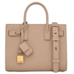 SAINT LAURENT SAC DE JOUR IN SUPPLE GRAINED LEATHER NANO