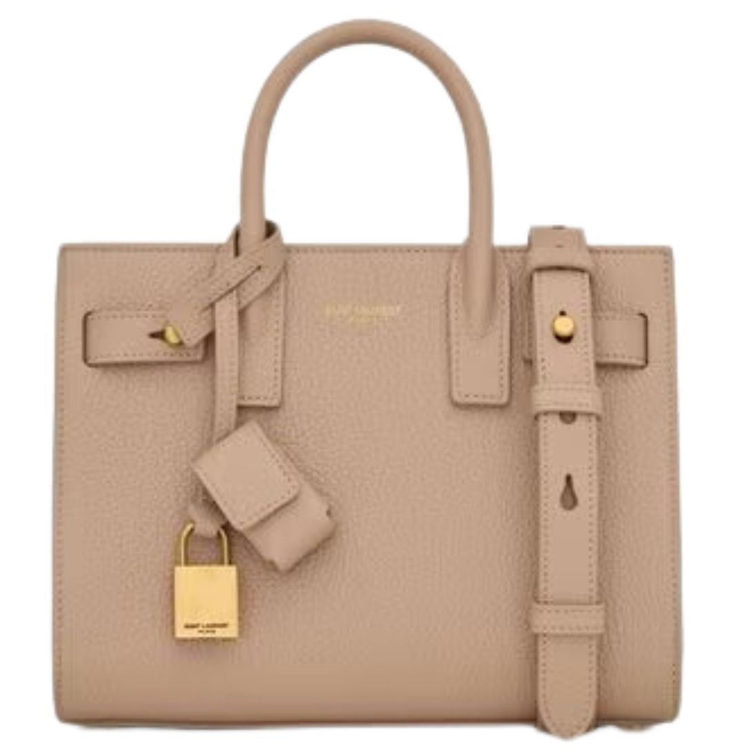 1 SAINT LAURENT SAC DE JOUR IN SUPPLE GRAINED LEATHER NANO