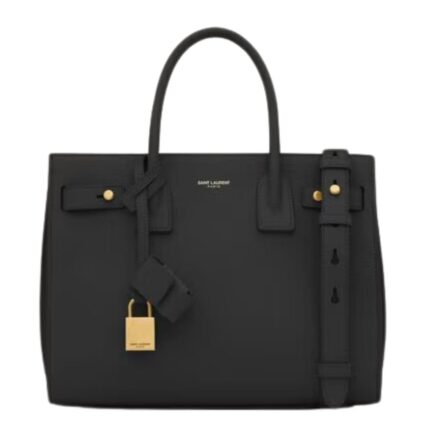 SAINT LAURENT SAC DE JOUR IN SUPPLE GRAINED LEATHER BABY