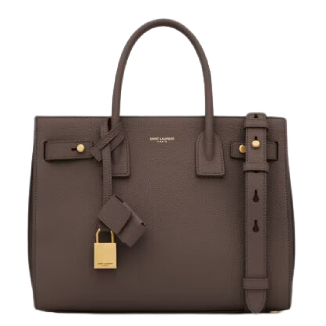 1 SAINT LAURENT SAC DE JOUR IN SUPPLE GRAINED LEATHER BABY