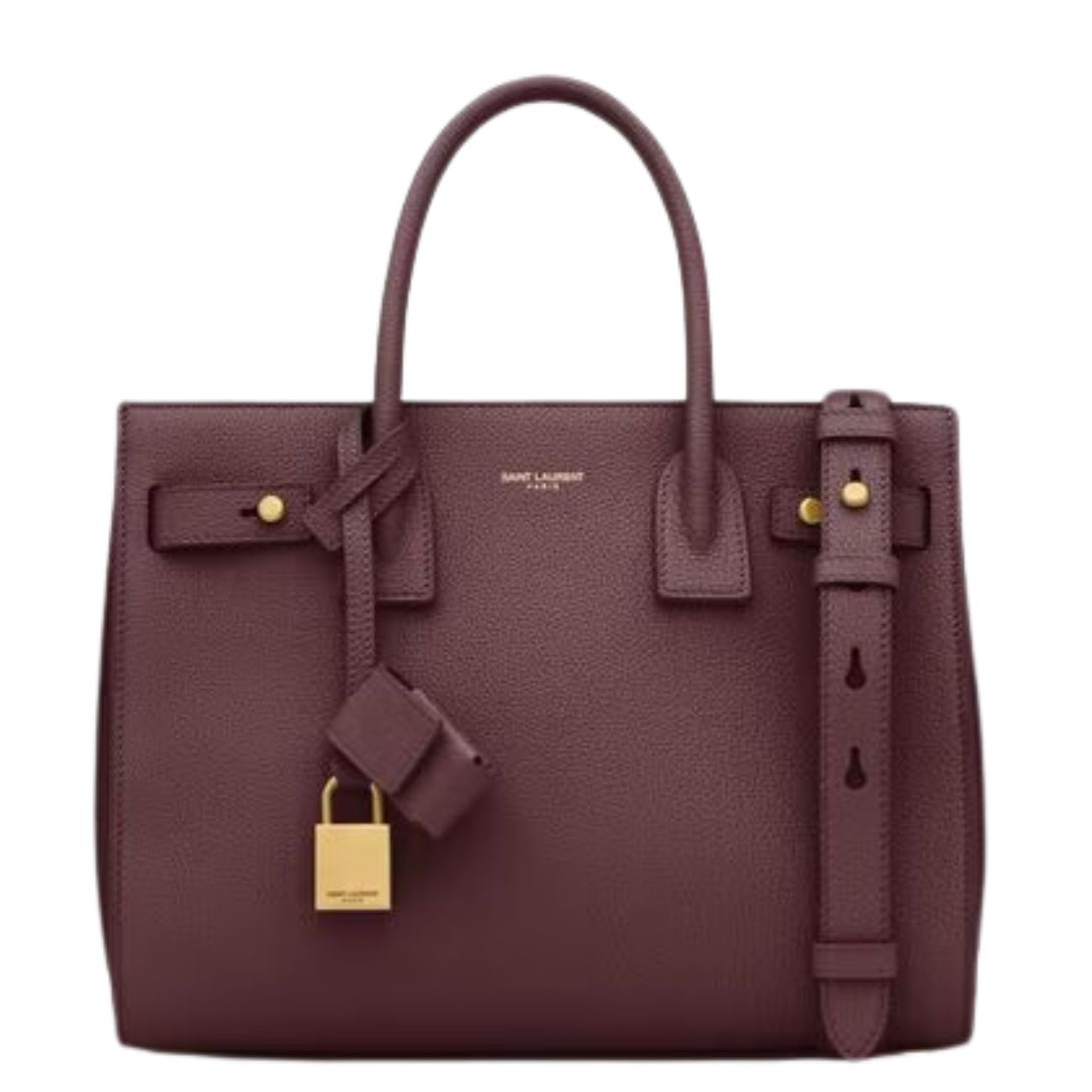 1 SAINT LAURENT SAC DE JOUR IN SUPPLE GRAINED LEATHER BABY