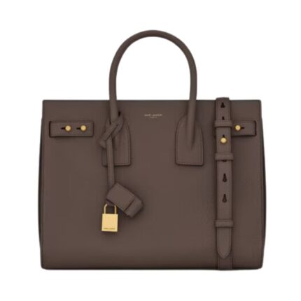 SAINT LAURENT SAC DE JOUR IN SUPPLE GRAINED LEATHER SMALL
