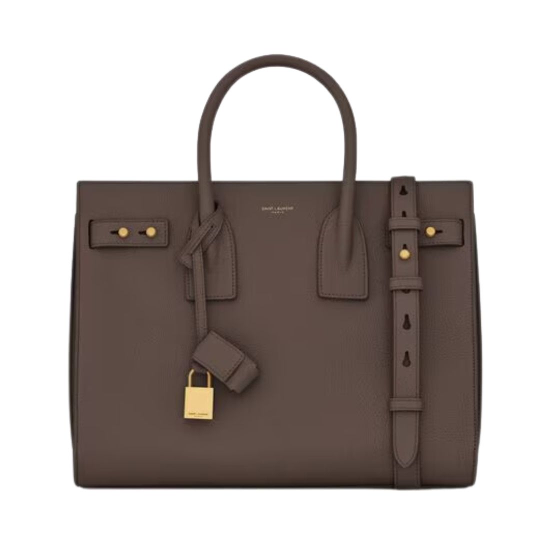 1 SAINT LAURENT SAC DE JOUR IN SUPPLE GRAINED LEATHER SMALL