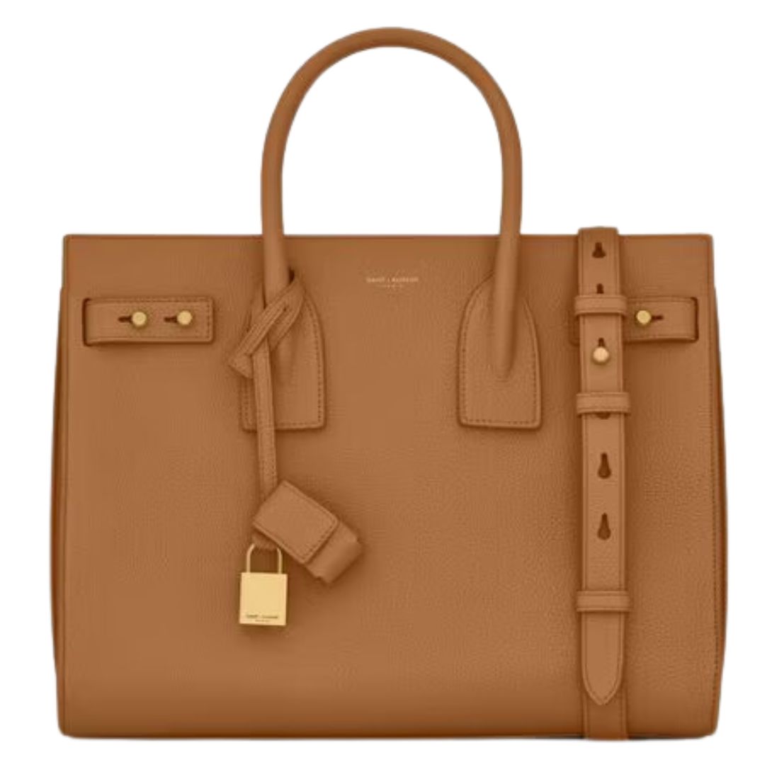 1 SAINT LAURENT SAC DE JOUR IN SUPPLE GRAINED LEATHER SMALL