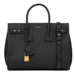 SAINT LAURENT SAC DE JOUR IN SUPPLE GRAINED LEATHER SMALL