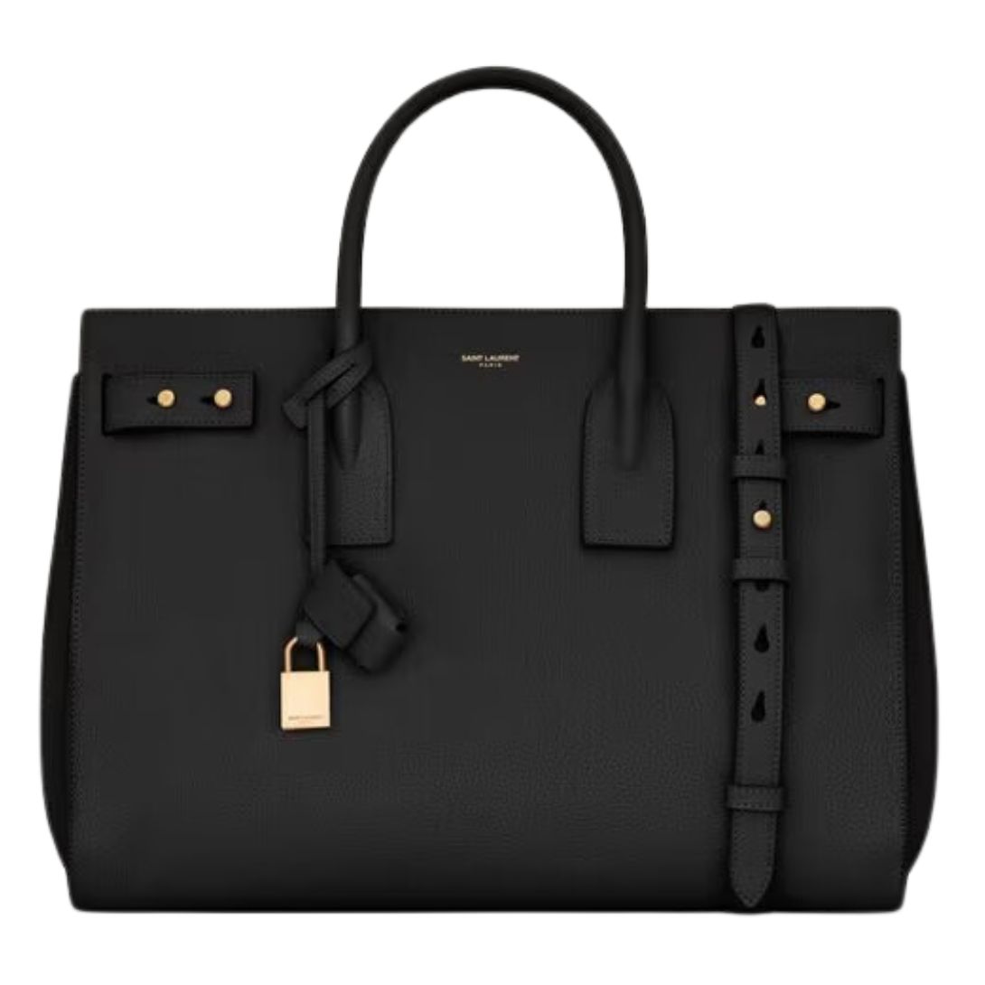 1 SAINT LAURENT SAC DE JOUR IN SUPPLE GRAINED LEATHER MEDIUM