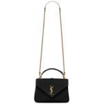 SAINT LAURENT COLLEGE MEDIUM IN QUILTED LEATHER