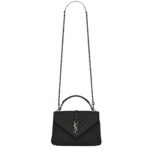 SAINT LAURENT COLLEGE MEDIUM IN QUILTED LEATHER