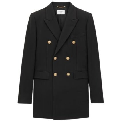 SAINT LAURENT JACKET IN WOOL GABARDINE