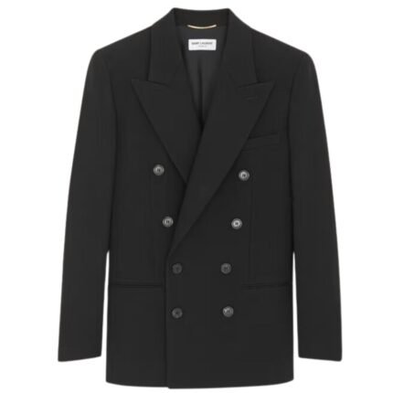 SAINT LAURENT JACKET IN WOOL GABARDINE