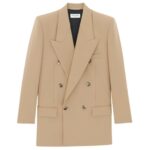 SAINT LAURENT JACKET IN WOOL GABARDINE