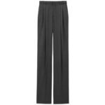 SAINT LAURENT WIDE LEG PANTS IN CASHMERE