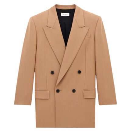 SAINT LAURENT JACKET IN WOOL GABARDINE