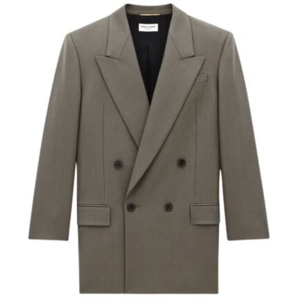 SAINT LAURENT JACKET IN WOOL GABARDINE