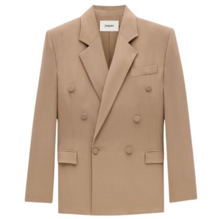 SAINT LAURENT JACKET IN SILK CREPE