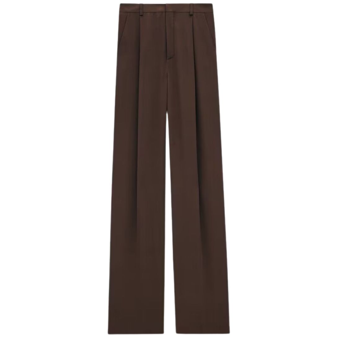1 SAINT LAURENT PANTS IN SILK CREPE