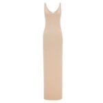 SAINT LAURENT LONG DRESS IN LUREX KNIT