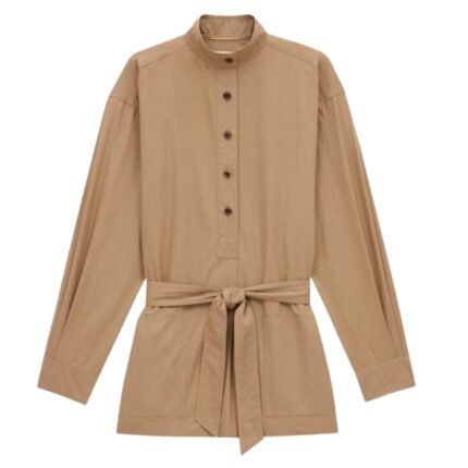 SAINT LAURENT TUNIC IN COTTON SERGE