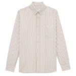SAINT LAURENT CASSANDRE SHIRT IN STRIPED COTTON POPLIN