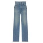 SAINT LAURENT 70S JEANS IN AUTHENTIC MEDIUM BLUE DENIM