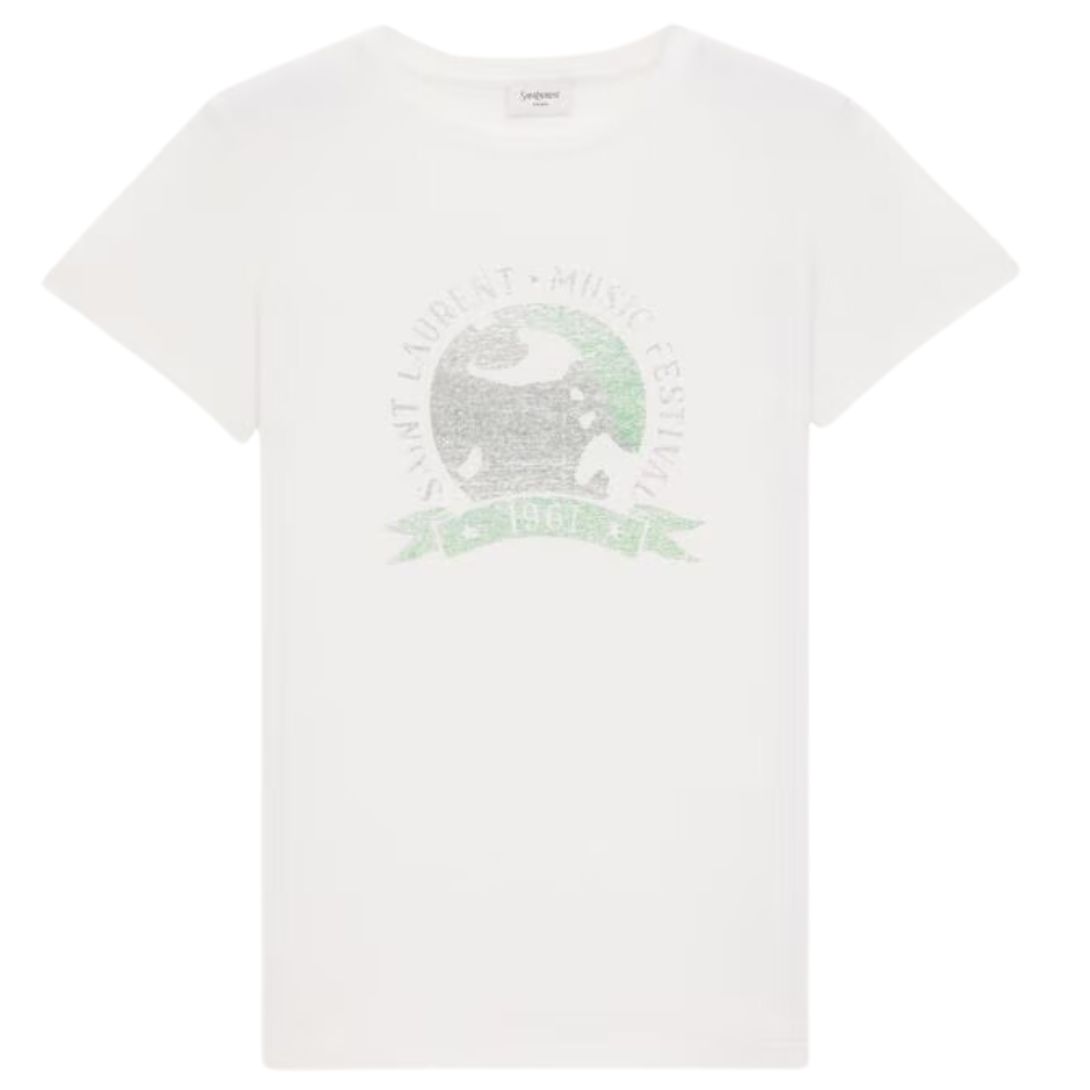 1 SAINT LAURENT MUSIC FESTIVAL T-SHIRT
