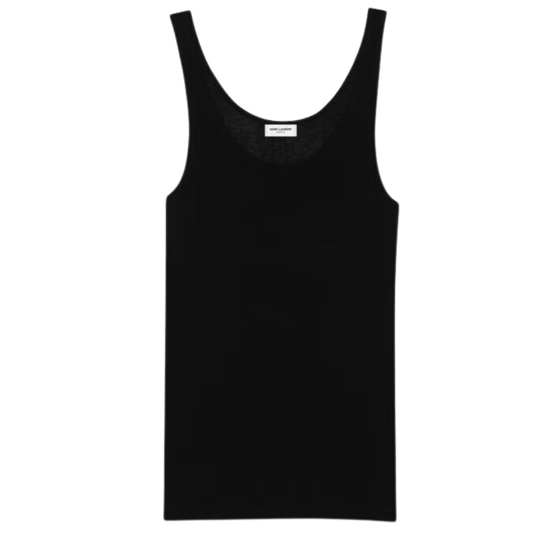 1 SAINT LAURENT TANK TOP IN JERSEY