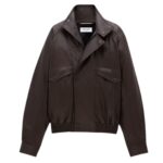 SAINT LAURENT BOMBER JACKET IN LAMBSKIN