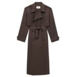 SAINT LAURENT TRENCH COAT IN SILK
