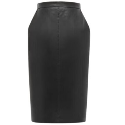 SAINT LAURENT PENCIL SKIRT IN LAMBSKIN