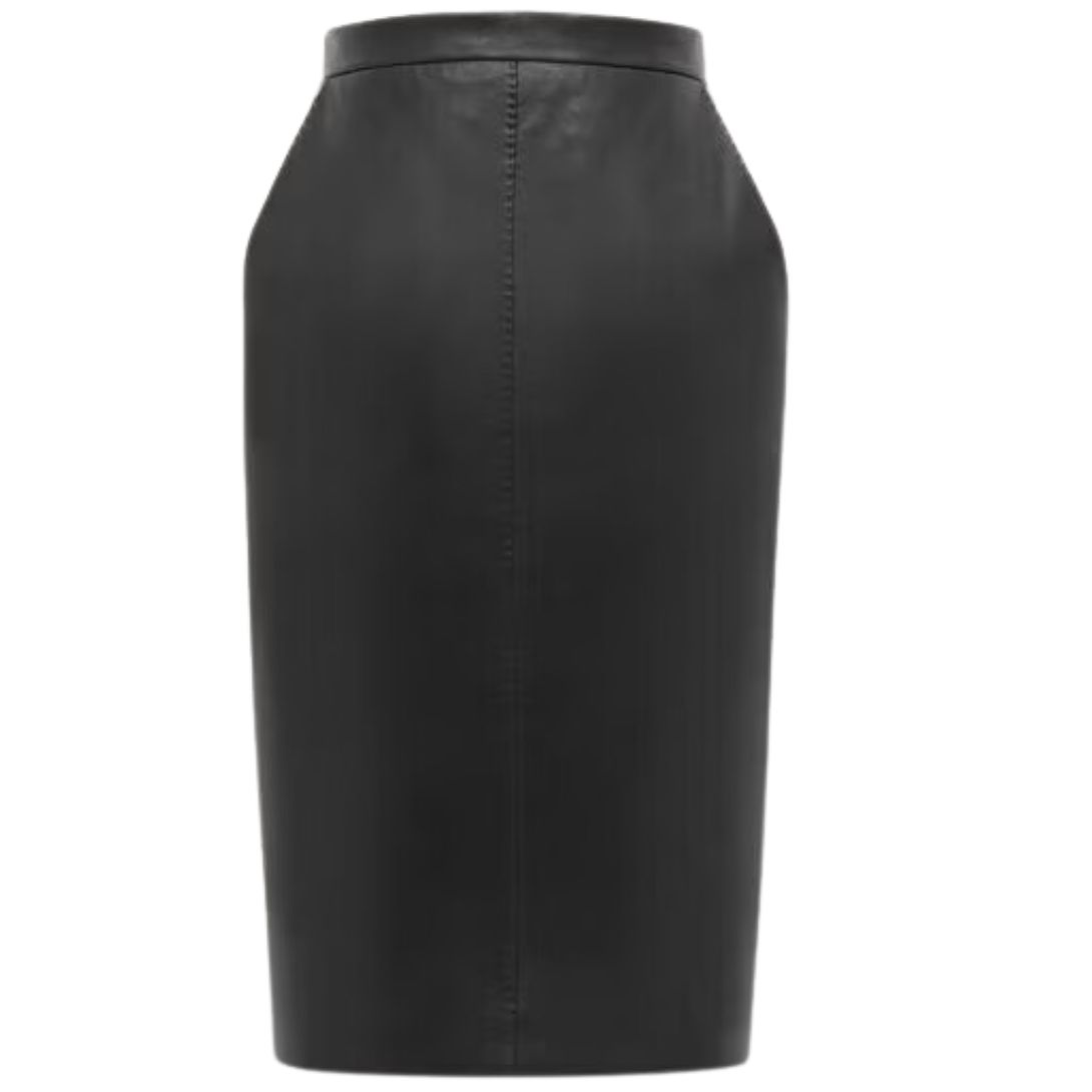1 SAINT LAURENT PENCIL SKIRT IN LAMBSKIN