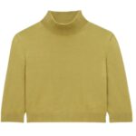 SAINT LAURENT CROP TOP IN WOOL