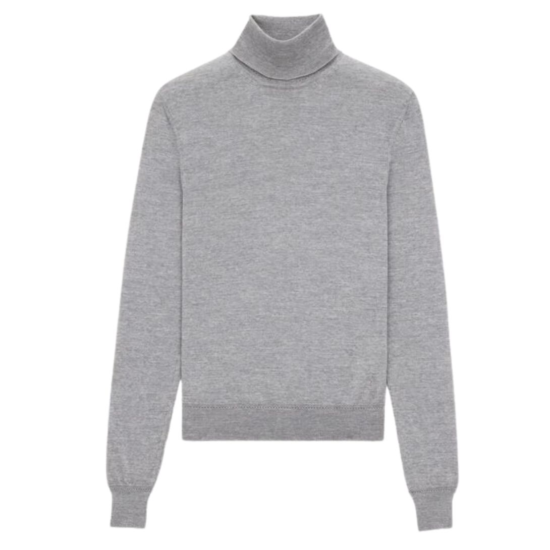 1 SAINT LAURENT CASSANDRE TURTLENECK SWEATER IN WOOL