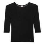 SAINT LAURENT CASSANDRE TOP IN KNIT
