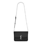 SAINT LAURENT SOLFERINO MEDIUM SATCHEL IN SMOOTH LEATHER
