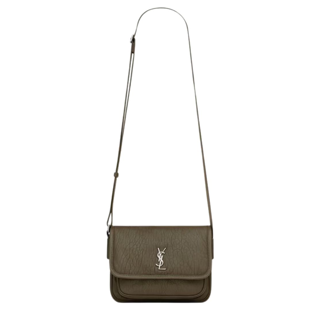 1 SAINT LAURENT NIKI SMALL MESSENGER IN GRAINED LAMBSKIN