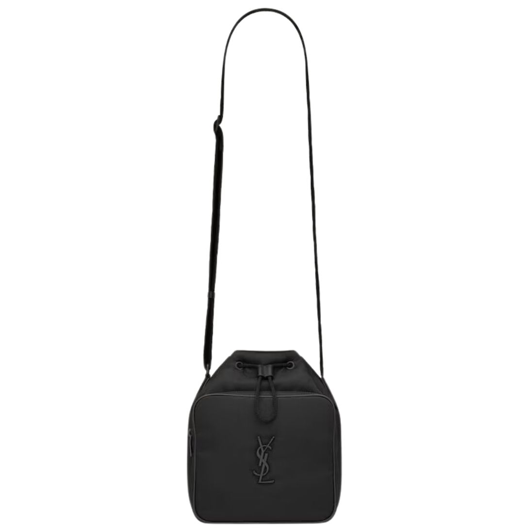 1 SAINT LAURENT NIKI SMALL BUCKET BAG IN NYLON