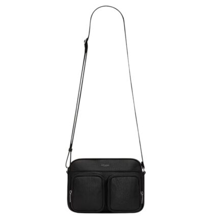 SAINT LAURENT CITY CAMERA BAG IN GRAINED LEATHER