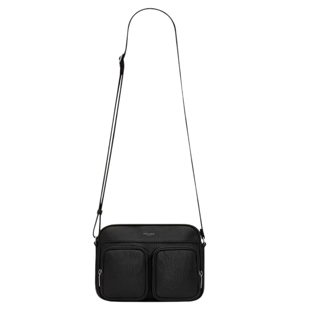 1 SAINT LAURENT CITY CAMERA BAG IN GRAINED LEATHER