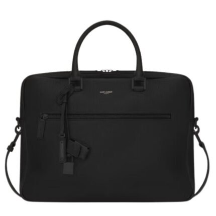 SAINT LAURENT SAC DE JOUR BRIEFCASE IN GRAINED LEATHER