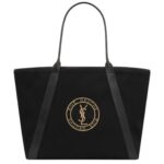 SAINT LAURENT RIVE GAUCHE TOTE BAG IN CANVAS