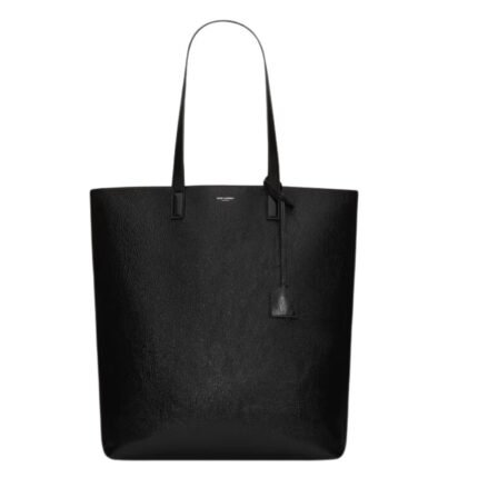 SAINT LAURENT BOLD SHOPPING BAG IN COATED CRINKLED LEATHER