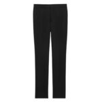 SAINT LAURENT PANTS IN GRAIN DE POUDRE