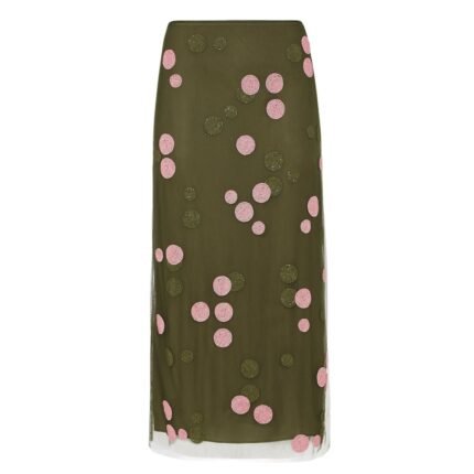 FENDI SKIRT EMBROIDERED TULLE SKIRT