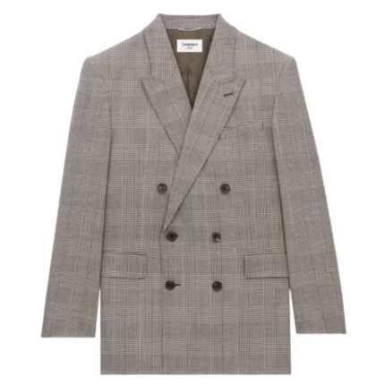 SAINT LAURENT JACKET IN WOOL GABARDINE