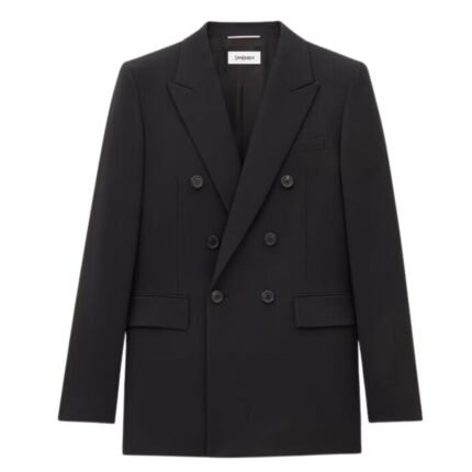 SAINT LAURENT JACKET IN WOOL GABARDINE